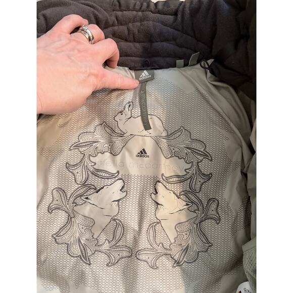 RARE Stella McCartney x Adidas Y2K Brown Ski Puffer Jacket Victoria Beckham XS - Picture 10 of 16